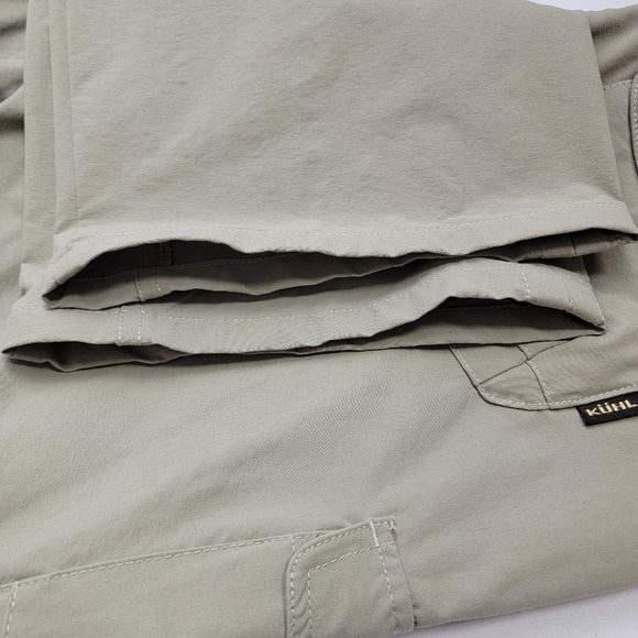 Kuhl Tan/Khaki Horizon Convertible Hiking Outdoor Active Pants/Shorts Sz 6 Short - Picture 8 of 16
